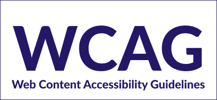 WCAG — Web Content Accessibility Guidelines