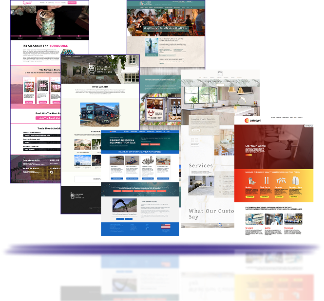 Examples of business websites designed by Xynergy