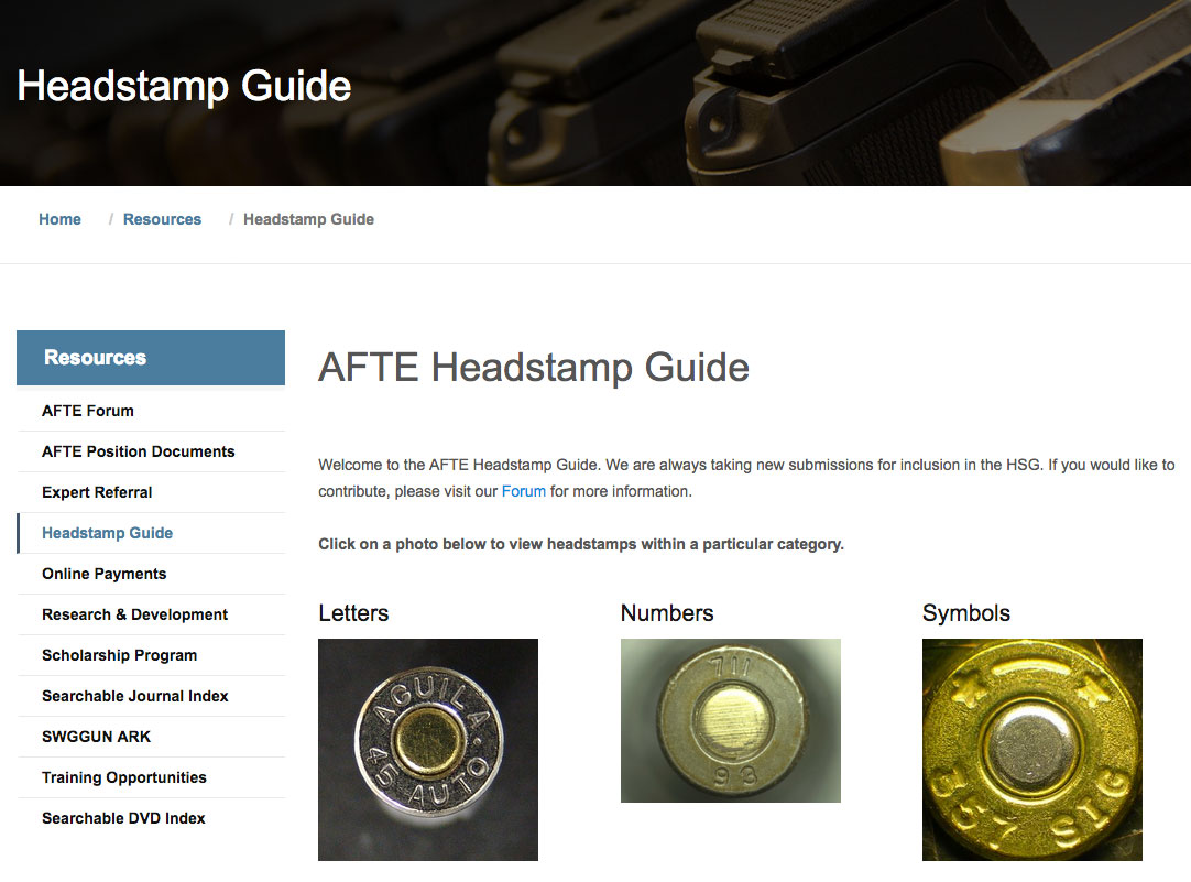 Headstamp guide