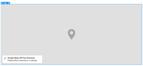 Google maps error without a key set